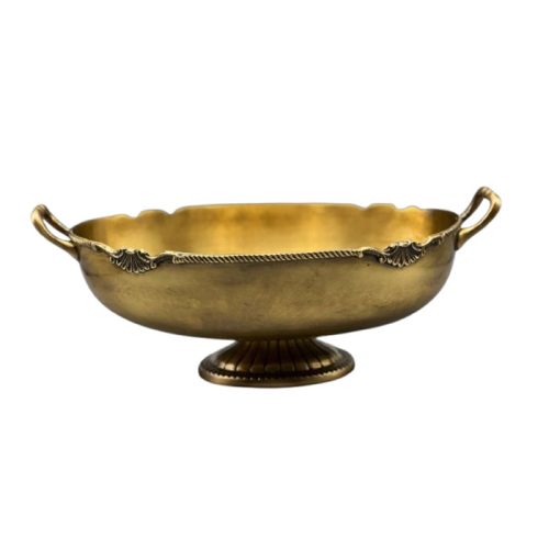 ظرف برنجی کشکولی میوه و آجیل ساخت هند