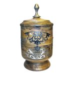 بانکه و ظرف یخ چوبی ساخت هند چوب طبیعی انبه | گالری ماهک