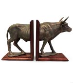 هولدر کتاب طرح گاو جنس چوب و رزین