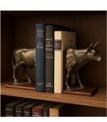 هولدر کتاب طرح گاو جنس چوب و رزین