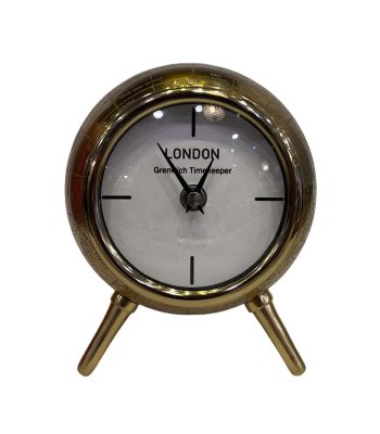 ساعت رومیزی طرح کره زمین با حکاکی برجسته