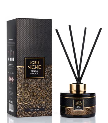 دیفیوزر خوشبو کننده هوا برند loris niche رایحه نعنا و پرتغال