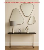 ست آینه 3 سایز فریم استیل دیواری