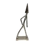 مجسمه آدمک فلزی دست ساز آلومینیوم و نیکل ساخت هند مناسب دکوراسیون مدرن