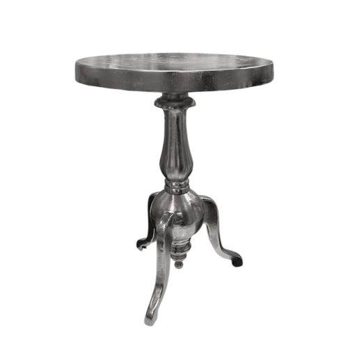 میز کنار مبل فلزی دست ساز آلومینیوم و نیکل ساخت هند