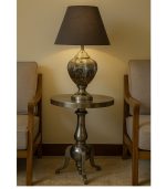 میز کنار مبل فلزی دست ساز آلومینیوم و نیکل ساخت هند