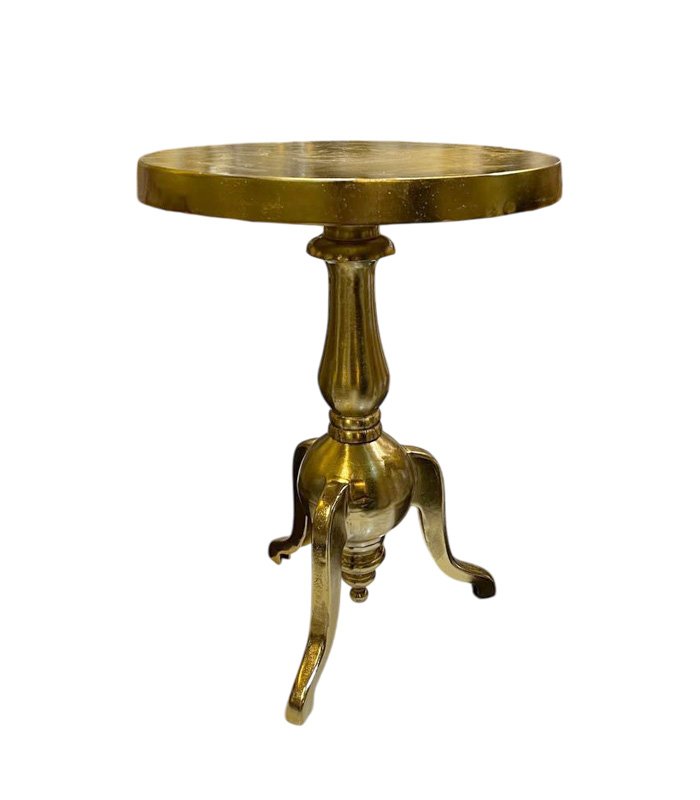 میز کنار مبل فلزی دست ساز آلومینیوم و نیکل ساخت هند