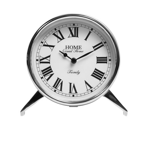 ساعت رومیزی فلزی کلاسیک آلومینیوم و نیکل ساخت هند