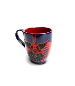 ماگ سرامیکی اورجینال طرح برجسته و اکلیلی Aerosmith ساخت تایلند