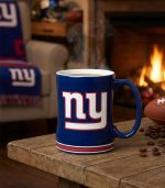 ماگ سرامیکی اورجینال با لوگوی برجسته NY ساخت تایلند رنگ سرمه‌ای