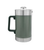 فرنچ پرس استیل دوجداره استنلی 1.4 لیتری مناسب کمپینگ و تهیه قهوه در طبیعت