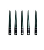 شمع قلمی رنگ سبز تیره متالیک برند stella ساخت چین ارتفاع 20 سانت بدون اشک و دود