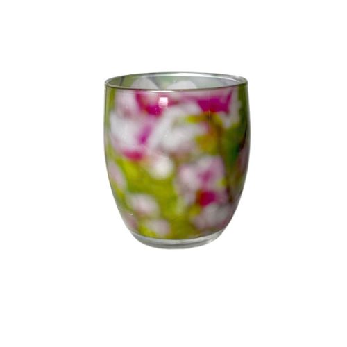 شمع لیوانی برن گیس ساخت آلمان با طرح گل