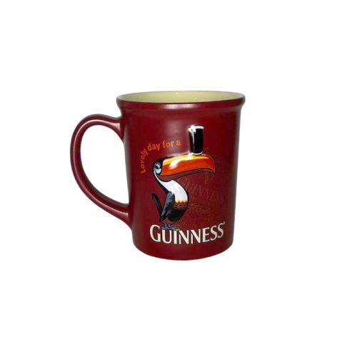 ماگ سرامیکی طرح برجسته Guinness ساخت تایلند مناسب سرو نوشیدنی آبجو
