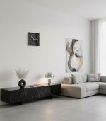 ساعت دیواری شیشه‌ای NeXtime هلند سایز 35×35 سانت با موتور بی‌صدا – گالری ماهک