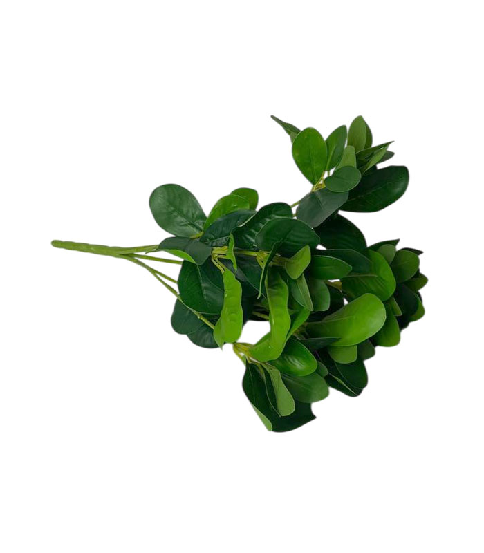 بوته برگ اوکالیپتوس مصنوعی لمسی 35 سانتی 6 شاخه ساخت چین ماهک گالری