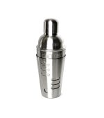 شیکر استیل مات 400 میل با لیوان جدا و حک فرمول کوکتل ساخت چین ماهک گالری