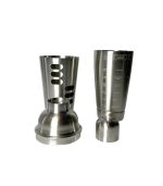 شیکر استیل مات 400 میل با لیوان جدا و حک فرمول کوکتل ساخت چین ماهک گالری