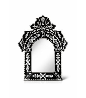 آینه ونیزی رومیزی با تراش و حکاکی دست ساز