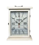 ساعت رومیزی و دیواری چوبی روستیک وینتیج مدل Kensington