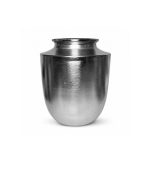 گلدان ریخته‌گری دستی نقره ای ارتفاع 40 سانتی‌متر